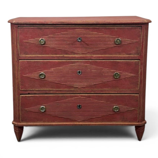 Antique Gustavian Chest of Drawers, 1890s For Sale - Image 10 of 10