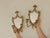 Vintage Italian Brass Sconces with Mirror, Set of 2 For Sale - Image 5 of 13