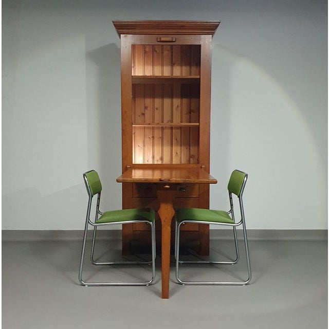 Cupboard with Fold-Down Table For Sale - Image 11 of 18