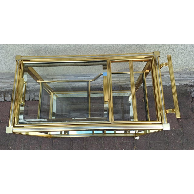 Vintage French Serving Trolley, 1970s For Sale - Image 4 of 12