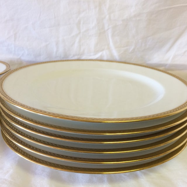 Limoges France Vignaud White With Gold China 23 Piece Chairish