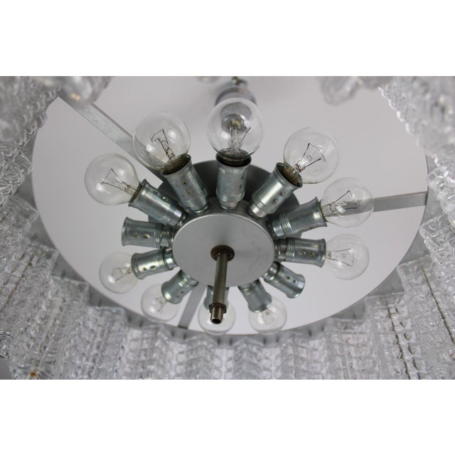 Silver Chandelier from Stölzle, 1960s For Sale - Image 8 of 14