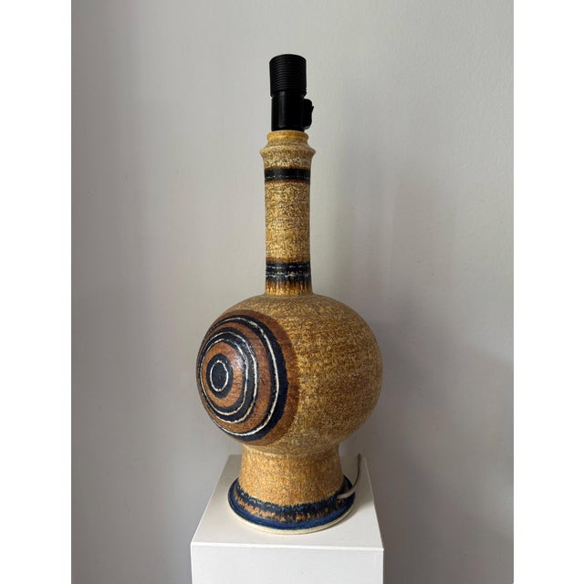 Ceramic Table Lamp by Jette Hellerøe for Axella, Denmark, 1960s For Sale - Image 6 of 11