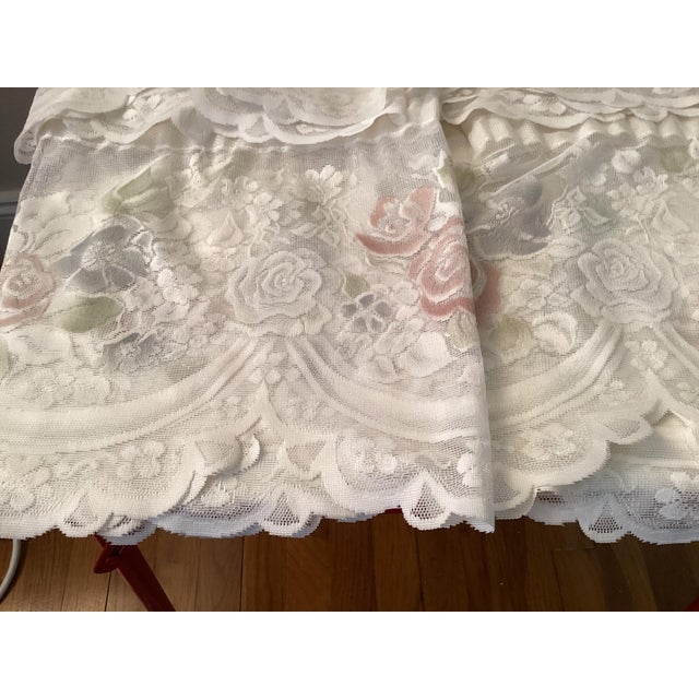 Four Vintage Lace Valances For Sale - Image 15 of 16
