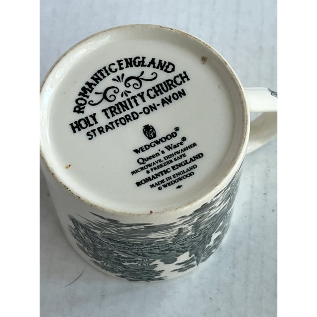 Ceramic Spode England Italian Black/White Demitasse Cup and Saucer & Wegewood Mug For Sale - Image 7 of 7