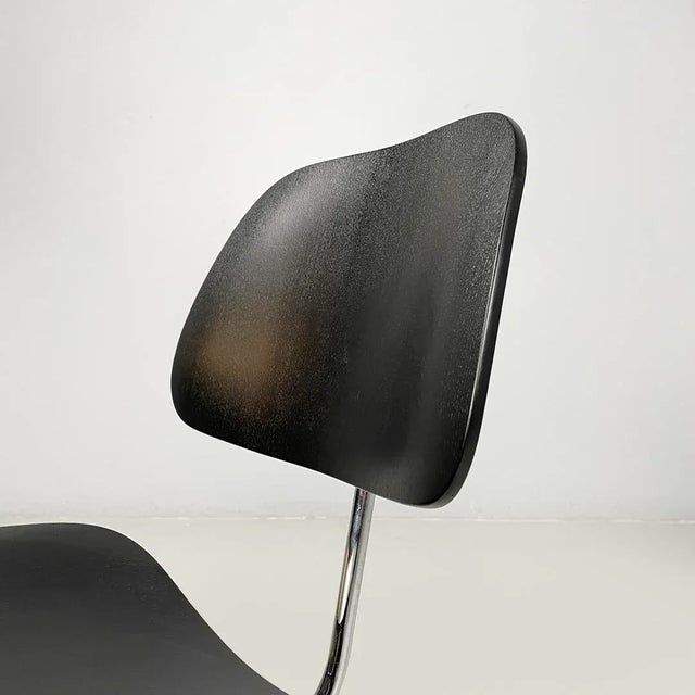 Black German Black Wooden Chairs by Charles and Ray Eames for Vitra, 2000s, Set of 2 For Sale - Image 8 of 18