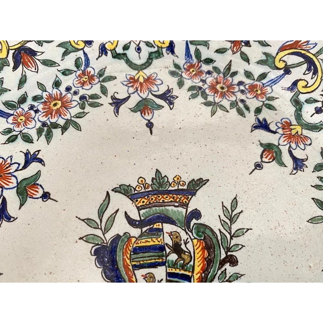 French Faience Dish, 19th Century For Sale - Image 4 of 11