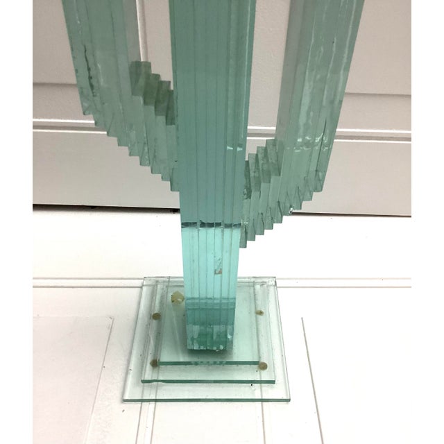 S. Workman Layered Glass Saguaro Sculpture For Sale - Image 11 of 12