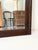 Antique Oak Mirror with Lightly Foxed Plate For Sale - Image 6 of 10