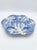 Italian Pair of Italian Les Ottomans Hand-Painted Blue Coral Oyster Plates For Sale - Image 3 of 11