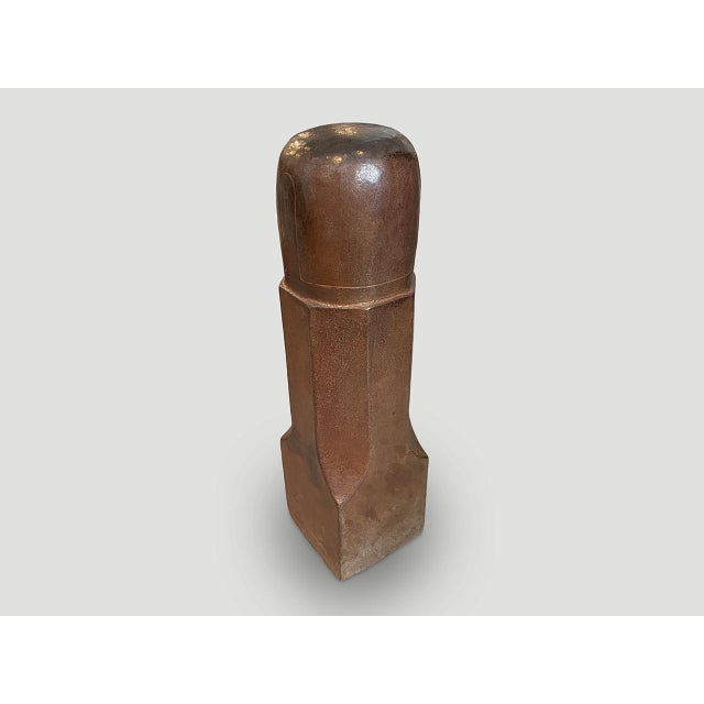 Tribal Andrianna Shamaris Phallic Lingam Stone For Sale - Image 3 of 6