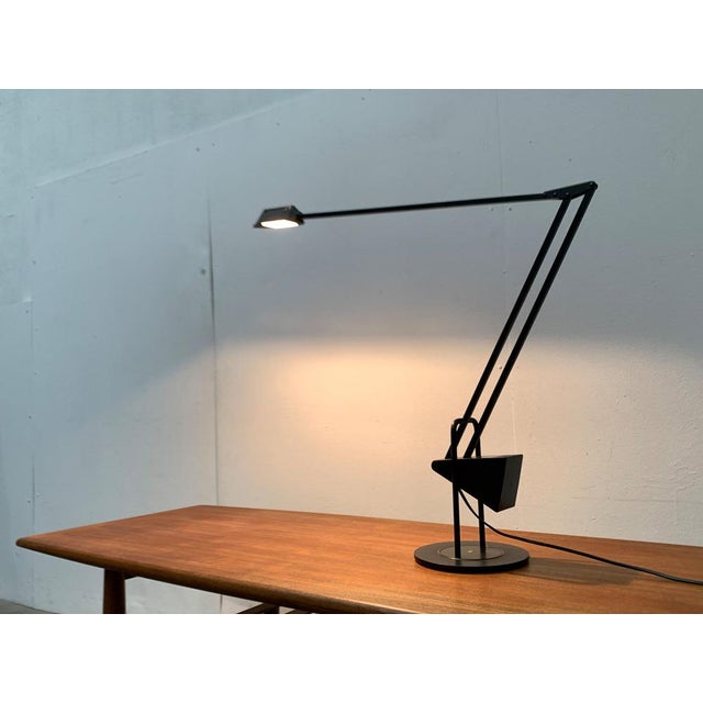 Postmodern Postmodern Flamingo Table Task Lamp by Fridolin Naef for Luxo, 1980s For Sale - Image 3 of 18
