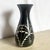 Vintage 1989 Black & White Sgraffito Pottery Vase by the Curras Brothers For Sale - Image 4 of 8