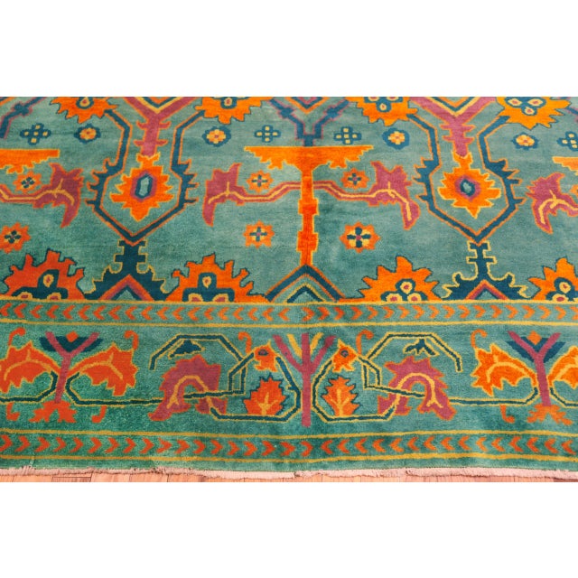 Early 20th Century Nazmiyal Collection 16th Century Oushak Inspired Rug For Sale - Image 5 of 7