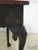 Brown Chinoiserie Vintage Georgian Console Table W. Birdseye Maple Top For Sale - Image 8 of 9