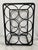 A minimal and stylish 6-bottle wine rack in the style of Arthur Umanoff. This wine rack features heavy wrought iron...