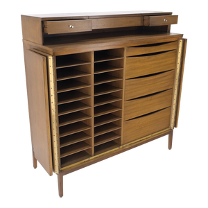 Paul McCobb Gentlemans High Chest Dresser Calvin Furniture Irwin Collection