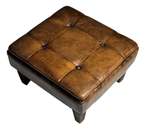 Sheepskin Pouf Footstool