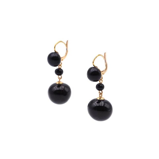 Victorian Mourning Drop Earrings, Set of 2 For Sale - Image 5 of 7