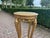 Wood 1970s French Louis XVI Gold Beech Marble Side Tables- Pair For Sale - Image 7 of 14