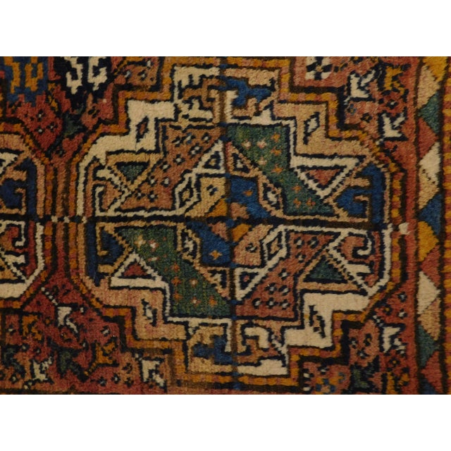 Textile Antique Persian Tribal Rug For Sale - Image 7 of 13
