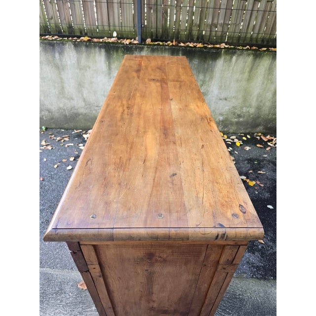 Antique Farmhouse Sideboard in Cherry Wood, 1900 For Sale - Image 6 of 13