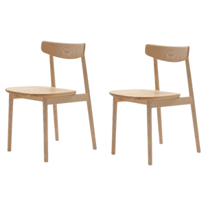 Set of Natural Oak Klee Chairs 1 by Sebastian Herkner