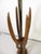 Mid 20th Century Sculptural Walnut Table Lamp ~ Modeline Style ~ Vintage Retro Modernist Art Lighting For Sale - Image 9 of 10