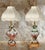 Green Mid-Century Capodimonte Green Porcelain Table Lamps: Cherub Maidens a Pair For Sale - Image 8 of 12