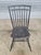 Bench Made Black Bird Cage Style Windsor Chair Made by New York Artisian For Sale - Image 4 of 9