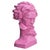 Pink Pop Art Plaster Bust of Ludwig van Beethoven in Terracotta, 1890s For Sale - Image 8 of 8