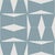 Brancusi Wallpaper by Susan Hable in Soft Blue For Sale