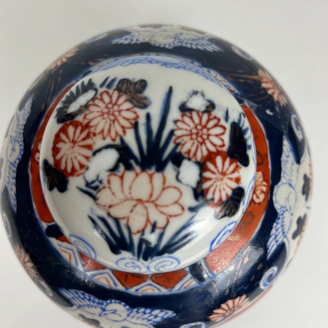 Mid 20th Century Small Imari Mellon Jar For Sale In Memphis - Image 6 of 9
