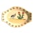 Sonoran Desert Quail Platter - Hand Painted - Signed RKD For Sale