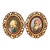 Pair of “Old World” Elder Portraits in Giltwood Frames For Sale