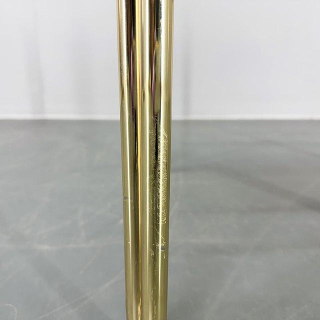 Gold German Coffee Table with Smoked Glass, 1970s For Sale - Image 8 of 12