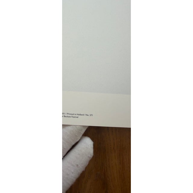 1990s Erik Mattijssen, Aan Samuel Beckett, 1991, Copyright Erik Mattijssen, Printed in Holland For Sale - Image 5 of 12