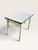 Vintage Porcelain Enamel Kitchen Table Pull Out Leaves Sage Green 40-62" For Sale - Image 9 of 10