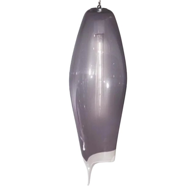 Virtue Pendant Light in Amethyst For Sale