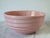Farmhouse Vintage Pink Ceramic Ringware Beehive Mixing Bowl. For Sale - Image 3 of 7