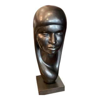 1950s Attributed to G. Arias Aymara Women Bust Sculpture For Sale