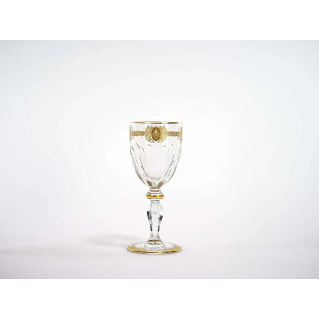 Tall Saint Louis Crystal Tableware Service / Eight People For Sale - Image 4 of 13