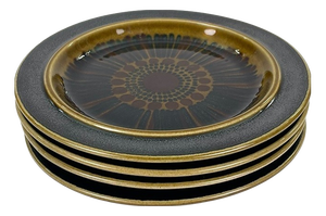 Arabia Finland Dessert Plates, 1960s, Set of 4
