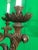 Brown Vintage Italian Hand Carved 2 Tier Chandelier With 12 Lights For Sale - Image 8 of 13