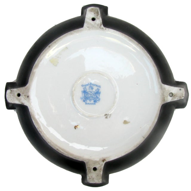 Black Neoclassical Match Striker & 2 Ashtrays , S/3 For Sale - Image 8 of 9