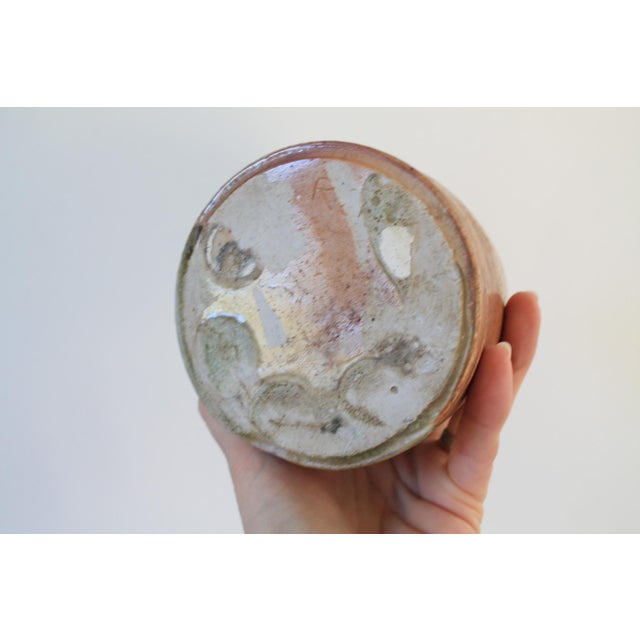 Ceramic Vintage Studio Art Pottery Vase For Sale - Image 7 of 8