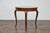 Italian Walnut Table with Round Quarter Veneer Top and Cabriole Legs For Sale - Image 10 of 12