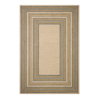 Chris Loves Julia x Loloi Alfie Natural / Multi 18" x 18" Sample Rug For Sale