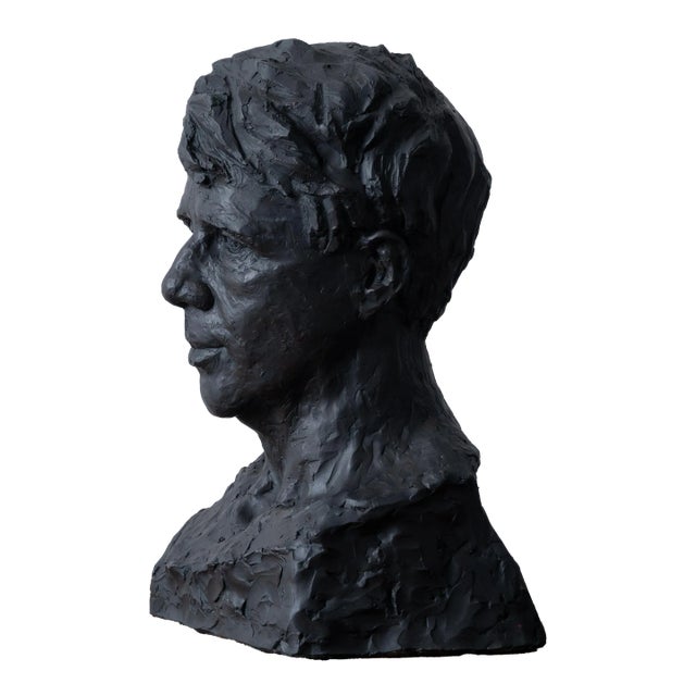 Robert Frost Bust by Florence Fiore, C.1930s For Sale