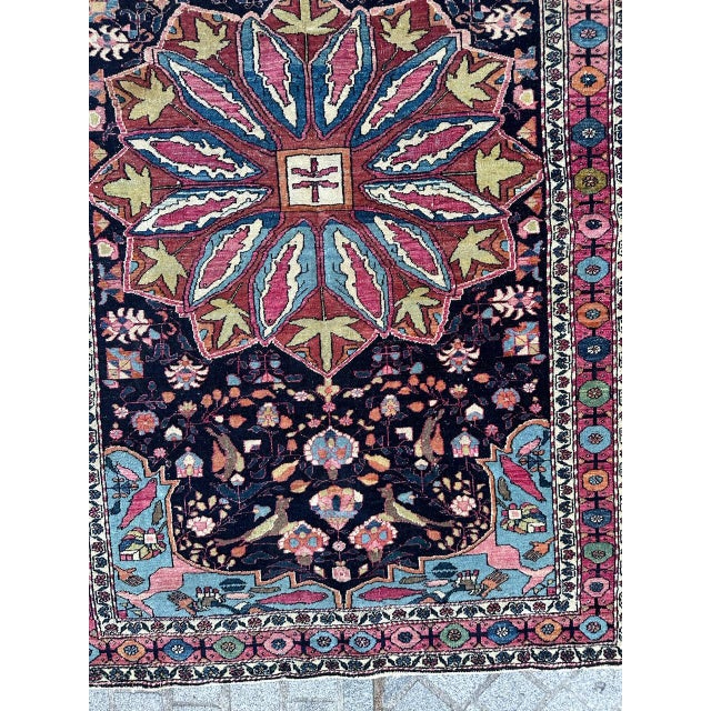 Antique Najaf Abad Rug, 1890s For Sale - Image 13 of 18
